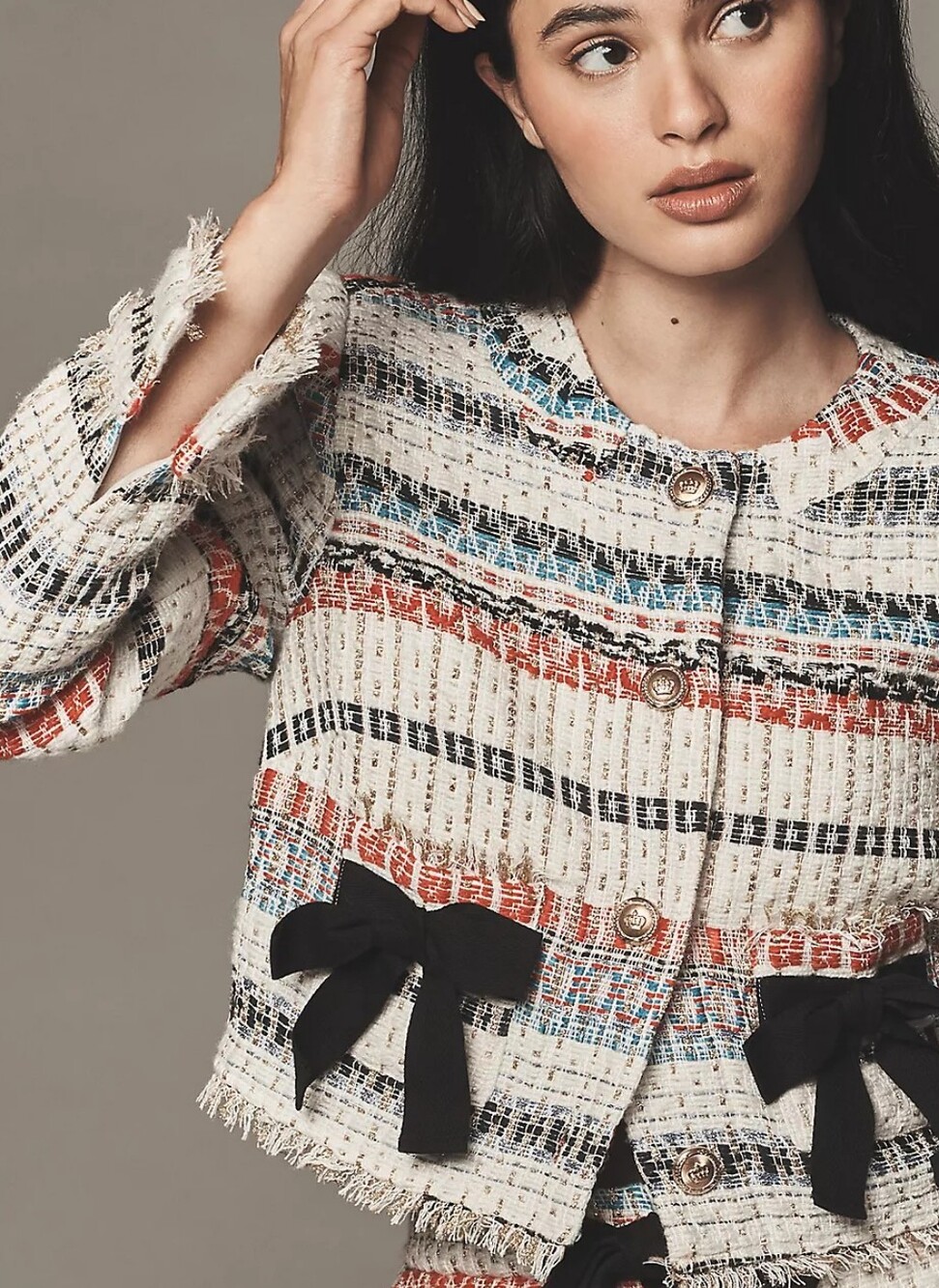 NWT Anthropologie Walter Baker Jones Tweed Jacket - Picture 2 of 10